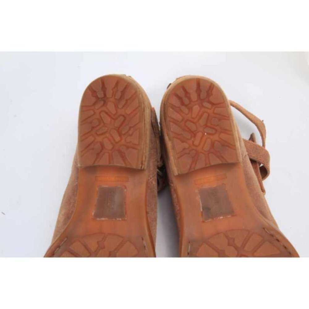 Born Kamilla Boots bootie back zip leather tan women shoes size 7 M - Picture 12 of 13